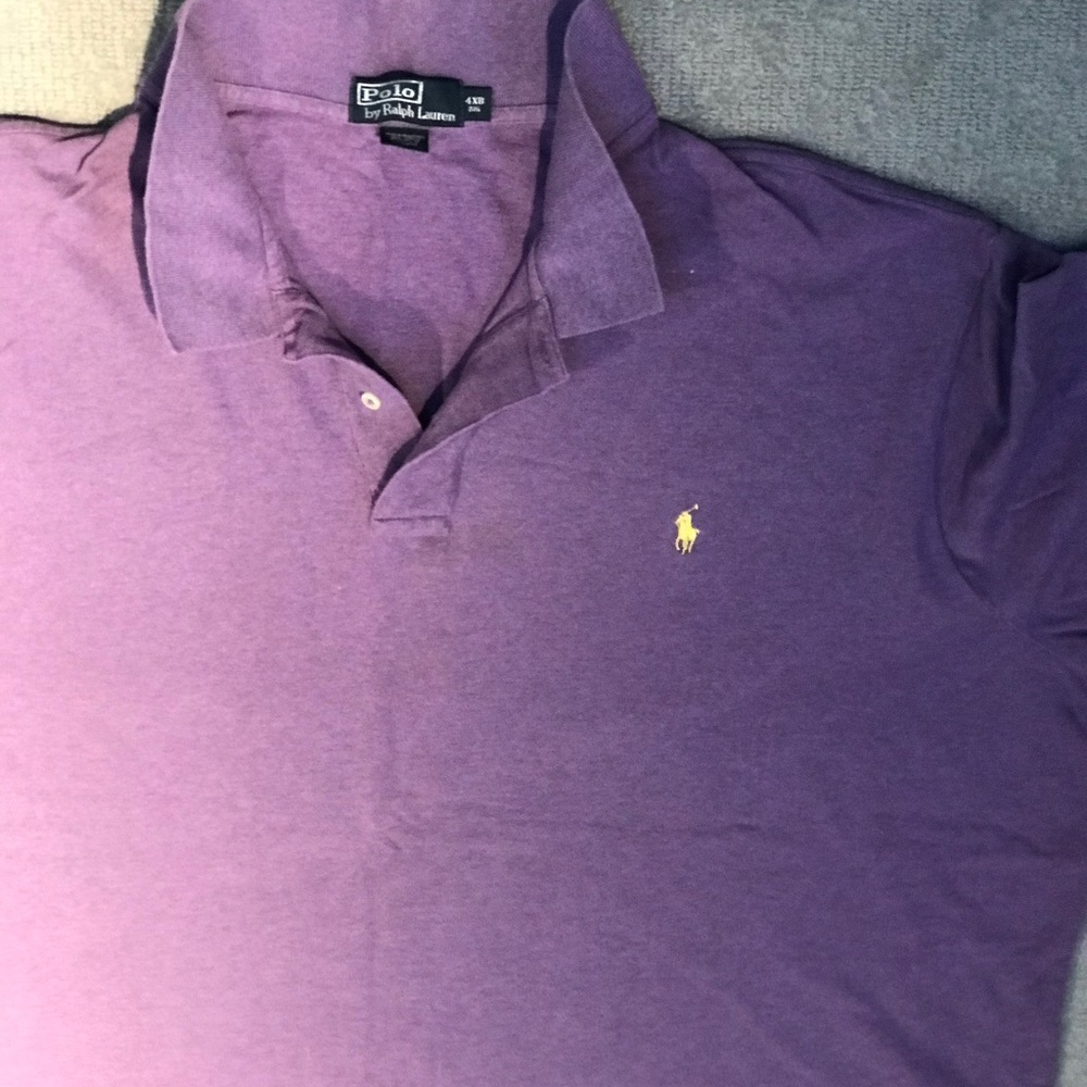 Polo short sleeve shirt by Polo Ralph Lauren, size 4XB , like new condition.